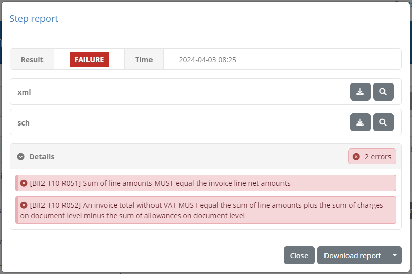 View your test history — ITB User Guide